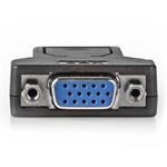 NEDIS DisplayPort adaptér/ DisplayPort zástrčka - VGA zásuvka/ čierna