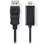 NEDIS kabel DisplayPort - HDMI/ zástrčka DisplayPort - konektor HDMI/ černý/ 2m
