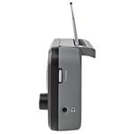 NEDIS přenosné rádio/ AM/ FM/ napájení z baterie/ síťové napájení/ analogové/ 1.8 W/ výstup pro sluchátka/ černo-šedé