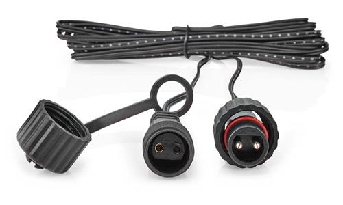 NEDIS prodlužovací kabel pro chytrá dekorativní LED/ černý/ 3 m