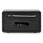NEDIS stolní rádio/ DAB+/ FM/ 1.3 "/ napájení z baterie/ digitální/ 4.5 W/ budík/ černé