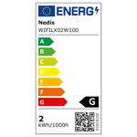 NEDIS Wi-Fi chytré dekorativní LED/ teplá až studená bílá/ 100 LED's/ Android & iOS/ Nedis® SmartLife/ 10 m