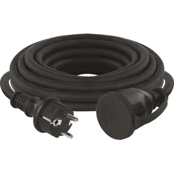 Neoprénový predlžovací kábel EMOS - konektor, 5 m, 3 × 1,5 mm2