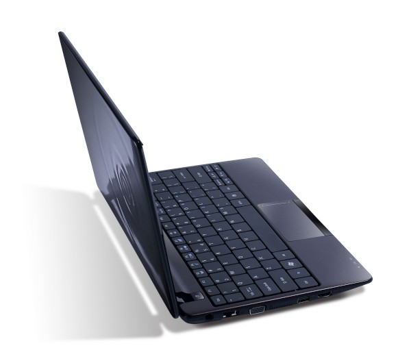 Netbook ACER Aspire ONE 722 11,6" LED AMD C60 4GB 320GB SD WiFi BT CAM W7HP-64 BLACK