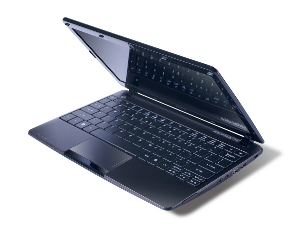 Netbook ACER Aspire ONE 722 11,6" LED AMD C60 4GB 320GB SD WiFi BT CAM W7HP-64 BLACK