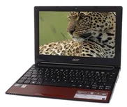 Netbook Acer Aspire One vystaven D255 10,1" LED, Atom N450B, 1GB, 160GB, WiFi, SD, cam, červený, XPH + Android