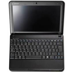 Netbook MSI U100 WIND 10" Atom N270,1GB,160GB,no DVD,WiFi,CAM,XPH - BLACK