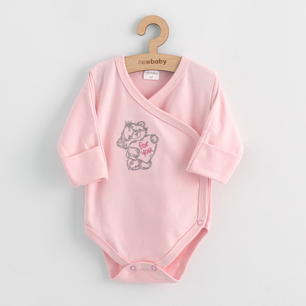 New Baby 5-dílná kojenecká soupravička do porodnice Classic růžová, vel. 56 (0-3m)