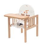 New Baby Buková židlička Victory přírodní Medvídci 2
