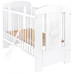 New Baby Dětská postýlka Králíček standard bílá
