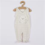New Baby Kojenecká soupravička do porodnice Sweet Bear béžová, vel. 50