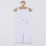 New Baby Kojenecká soupravička do porodnice Sweet Bear bílá, vel. 56 (0-3m)