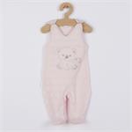 New Baby Kojenecká soupravička do porodnice Sweet Bear růžová, vel. 62 (3-6m)