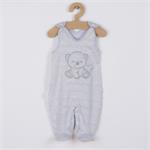 New Baby Kojenecká soupravička do porodnice Sweet Bear šedá, vel. 62 (3-6m)
