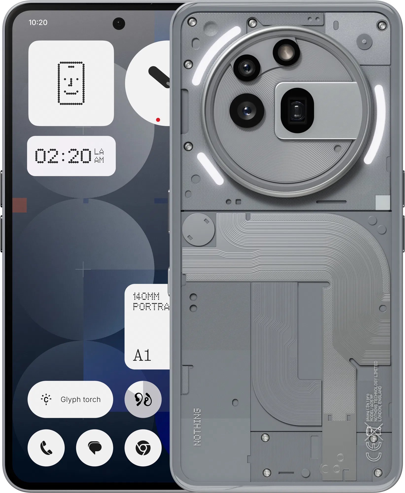 Nič Telefón 3a Pro 5G 12/256 GB sivá