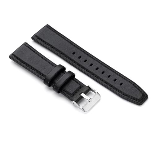 Niceboy Watch Band 22 mm kožený čierny