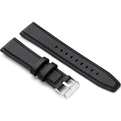 Niceboy Watch Band 22 mm kožený čierny