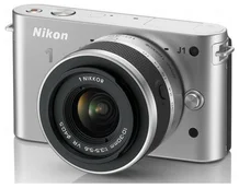 NIKON 1 J1 10.1 MPix + 10-30 VR + 10MM/2.8 - Silver