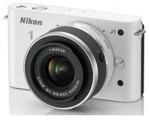 NIKON 1 J1 10.1 MPix + 10-30 VR + 10MM/2.8 - White