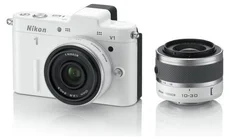 NIKON 1 V1 10.1 MPix + 10MM F2.8 - White