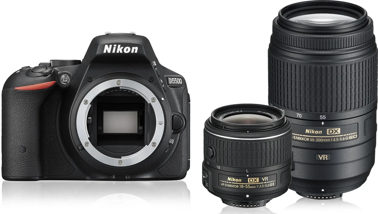 Nikon D5500 24 2 Megapixel Dslr Afs Dx 1855mm Vr Ii Lens