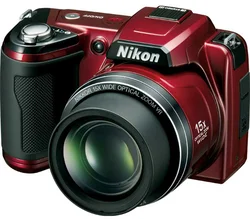 Nikon kompakt COOLPIX L110, 12.1MPix, červený, 15x zoom VR
