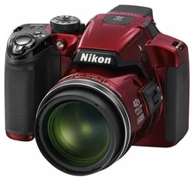 NIKON kompakt COOLPIX P510, 16MPix, 42x zoom VR - Red