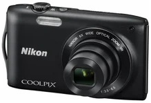 NIKON kompakt COOLPIX S3300 - 16 MP, 6x zoom VR - Black