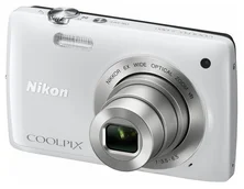 NIKON kompakt COOLPIX S4300 - 16 MP, 6x zoom VR - White
