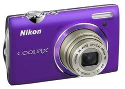 Nikon kompakt COOLPIX S5100, 12,2MPix, purpurový, 5x zoom VR