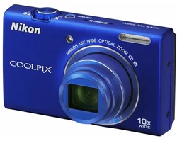 NIKON kompakt COOLPIX S6200, 16MPix, blue, 10x zoom VR