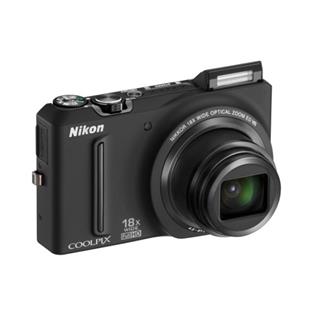 NIKON kompakt COOLPIX S9100, 12.1MPix, černý, 18x zoom VR