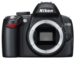 Nikon zrcadlovka D3000 tělo bez objektivu, 10.2 MPix