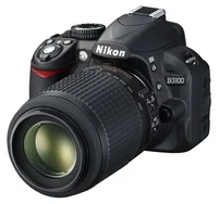 Nikon zrcadlovka D3100 + 18-55 II VR AF-S DX+55-300 VR AF-S DX, 14.2 MPix