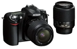 Nikon zrcadlovka D50 black + 18-55 +55-200