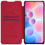 Nillkin Qin Book Puzdro pre Xiaomi Počo F3, Red - červené 57983103802
