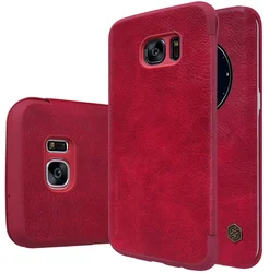 Nillkin Qin S-View Pouzdro RED pro Samsung Galaxy S7 Edge G935