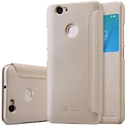 Nillkin Sparkle S-View Pouzdro Gold pro Huawei Nova