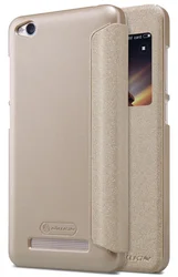 Nillkin Sparkle S-View Pouzdro Gold pro Xiaomi Redmi 4A