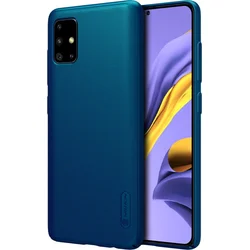 Nillkin Super Frosted Zadní Kryt pro Samsung Galaxy A51, Peacock Blue - modrý 6902048189645 - Digitální foto - příslušenství
