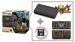 Nintendo New 3DS, černá + Monster Hunter4U + MH4 Faceplate (NI3H97021)
