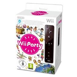 NINTENDO ovladač černý Remote + Wii party