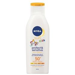 Nivea Sun Kids Protect & Sensitive Sun Lotion SPF 50+ 200ml