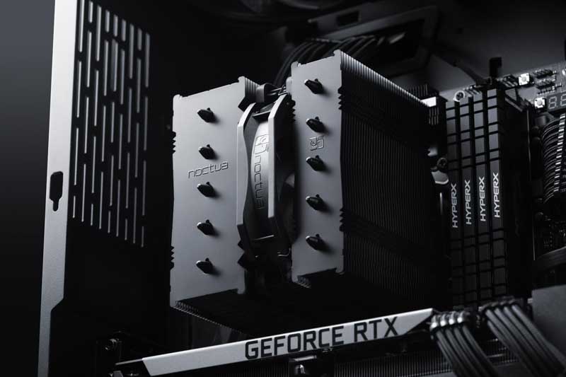 NOCTUA NH-D12L chromax.black D-Type Premium Cooler