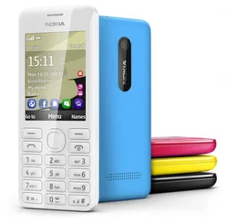 Nokia 206 White - bílý