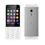 Nokia 230 Dual SIM bílo-stříbrný