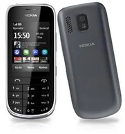 Nokia Asha 203 Dark Grey - tmavě šedý