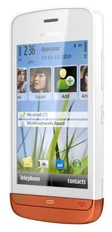 Nokia C5-03 White/Burned Orange