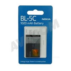 Nokia originální baterie BL-5C Li-ion 3,7V 1020mAh pro Nokia N70, C1-01, C2-01, X2-02