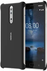 Nokia Soft Touch Case CC-801 pro Nokia 8 černý
